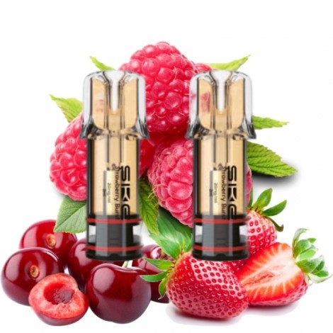 10x Crystal Plus Pods - Cherry Strawberry Raspberry
