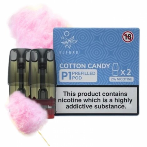 10x Elf Bar - Mate 500 P1 Cotton Candy