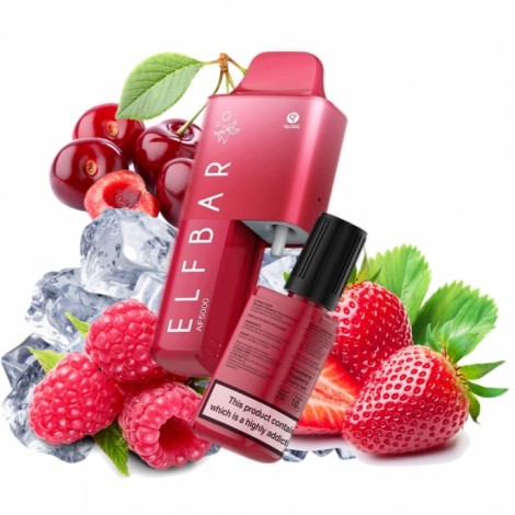 Elf Bar AF5000 - Strawberry Raspberry Cherry Ice