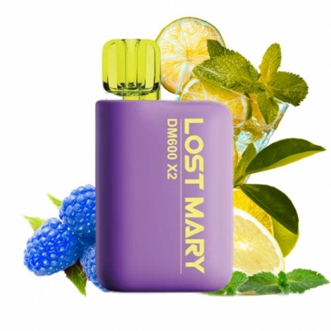 5x Lost Mary DM1200 - Blue Razz Lemonade