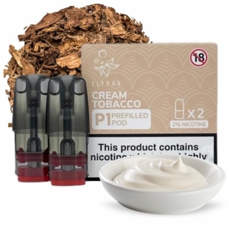 10x Elf Bar - Mate 500 P1 Cream Tobacco