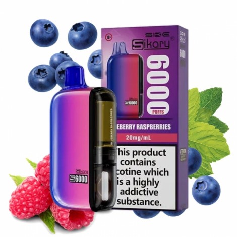 5x Sikary S6000 - Blueberry Raspberries