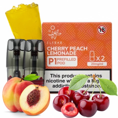 10x Elf Bar - Mate 500 P1 Cherry Peach Lemonade